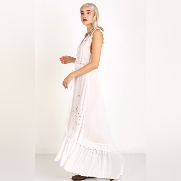 ***Rare*** Spell Isla Bonita embroidered lace duster - Picture 9 of 13